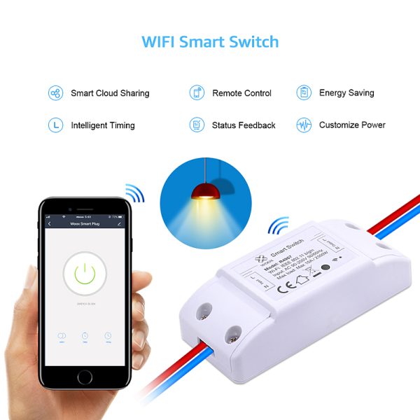 WOOX WiFi Smart preklopnik,240VAC 10A 2200W,WooxHome app - Slika 4