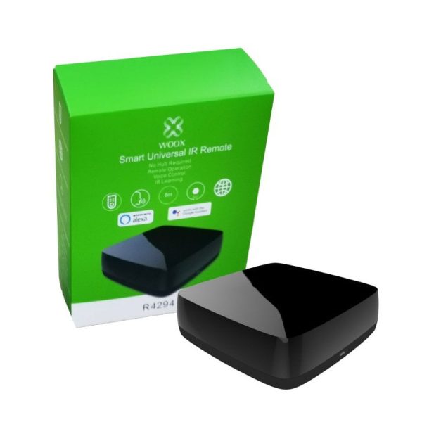WOOX WiFi Smart univerzalni IR daljinski upravljač (oštećena ambalaža),WooxHome app,glasovna kontrola - Alexa & Google Assistant (R4294)