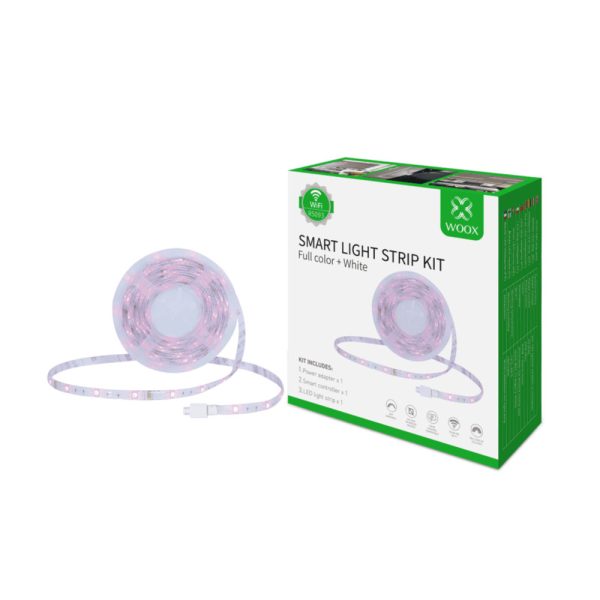 WOOX WiFi Smart LED traka RGB + toplo bijela,5m,24W