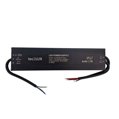 ELK LED TRAFO 24V/250W/IP67/TEC2LUX CLPS250-H1V24