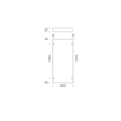 Okvir za panel nadgradni Cornice Rodi