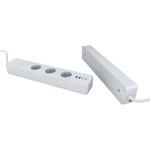 WOOX WiFi Smart multi-utičnica,3×strujna utičnica,2×USB-A - Slika 2
