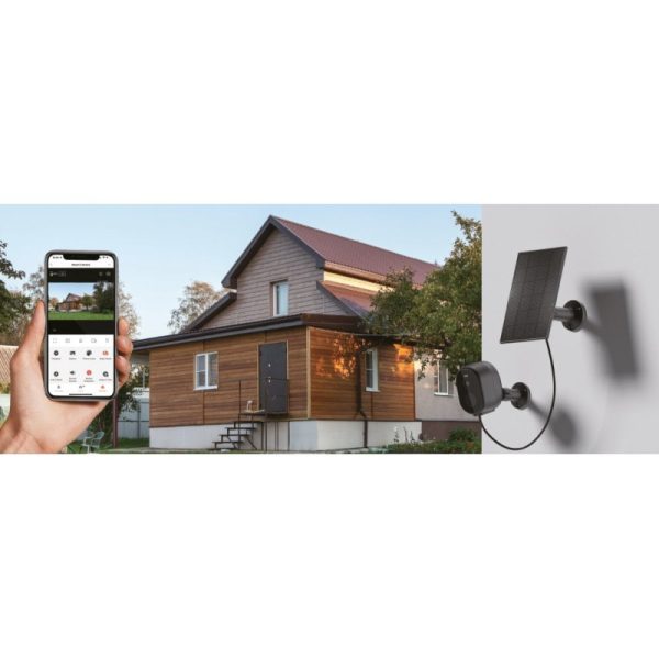 WOOX WiFi Smart vanjska kamera + solarni panel,Ultra HD 2K microSD (max. 128GB),IP65 vodootporna - Slika 2