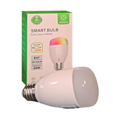 WOOX WiFi Smart LED RGB+CCT žarulja E27,6W,500lm