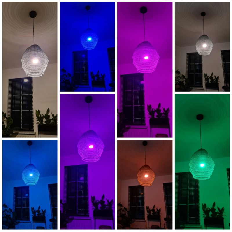 WOOX WiFi Smart LED RGB+CCT žarulja E27,6W,500lm - Slika 7