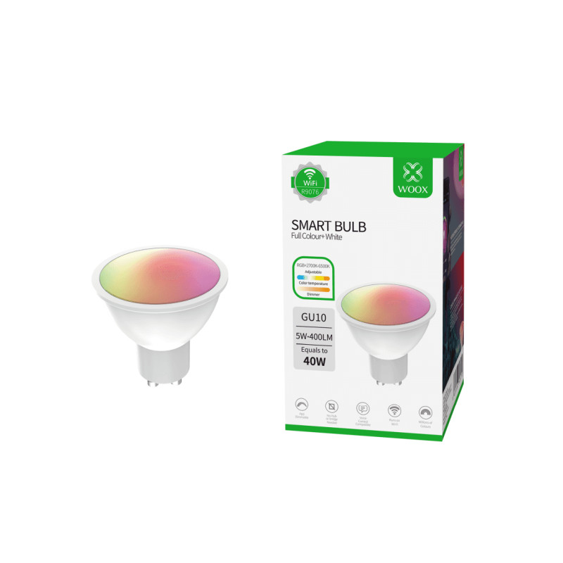 WOOX WiFi Smart LED Spot RGB+CCT žarulja GU10,5.5W,400lm